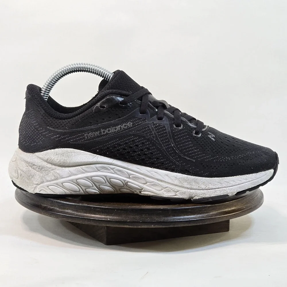 New Balance 860 Shoes Mens Size 5.5 Black‎ Gray Fresh Foam Running GP860K13